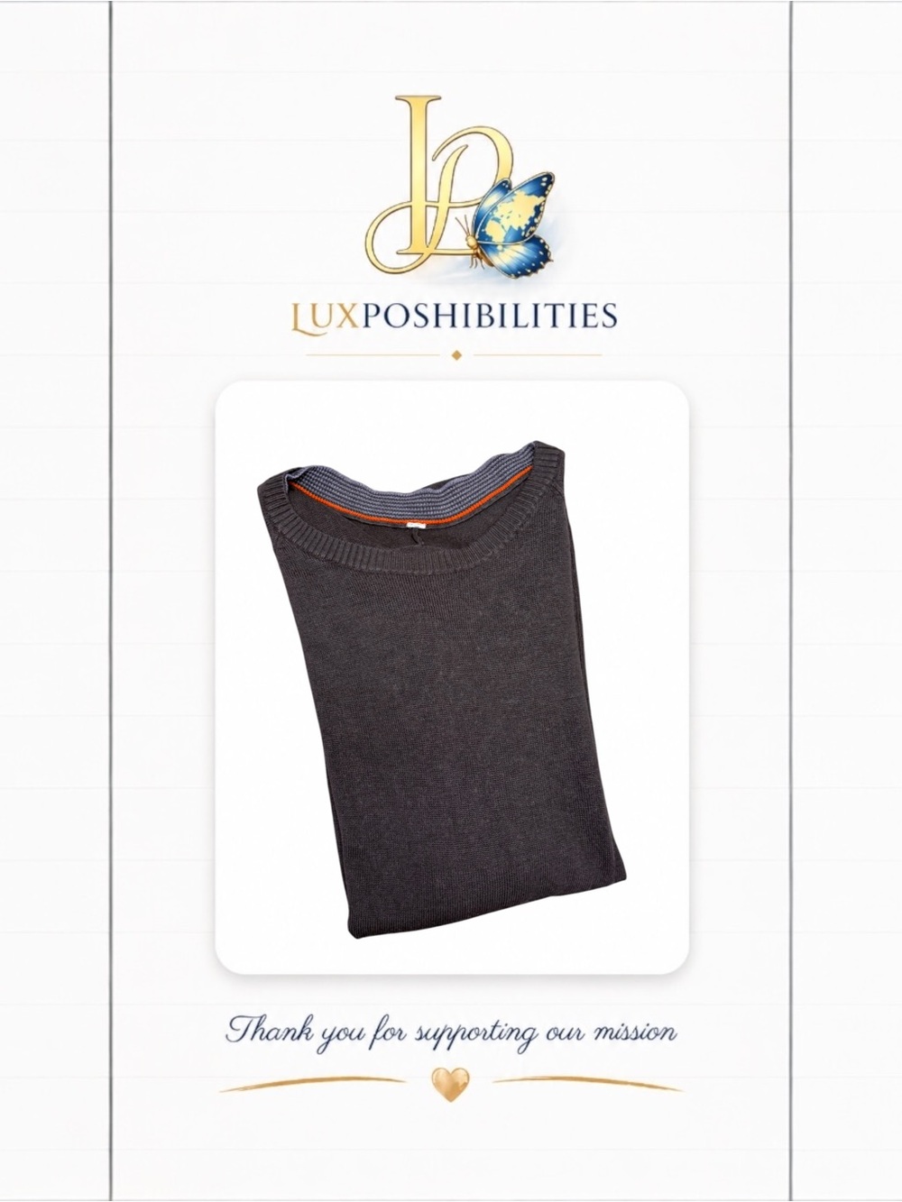 lululemon athletica Dark GREEN Crew Neck Sweater